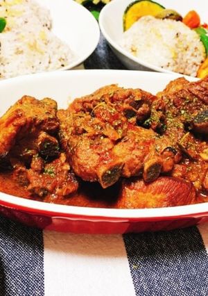 おもてなしスペアリブとりんごの赤ワイン煮-レシピのメイン写真