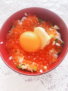 いくら丼-レシピのメイン写真