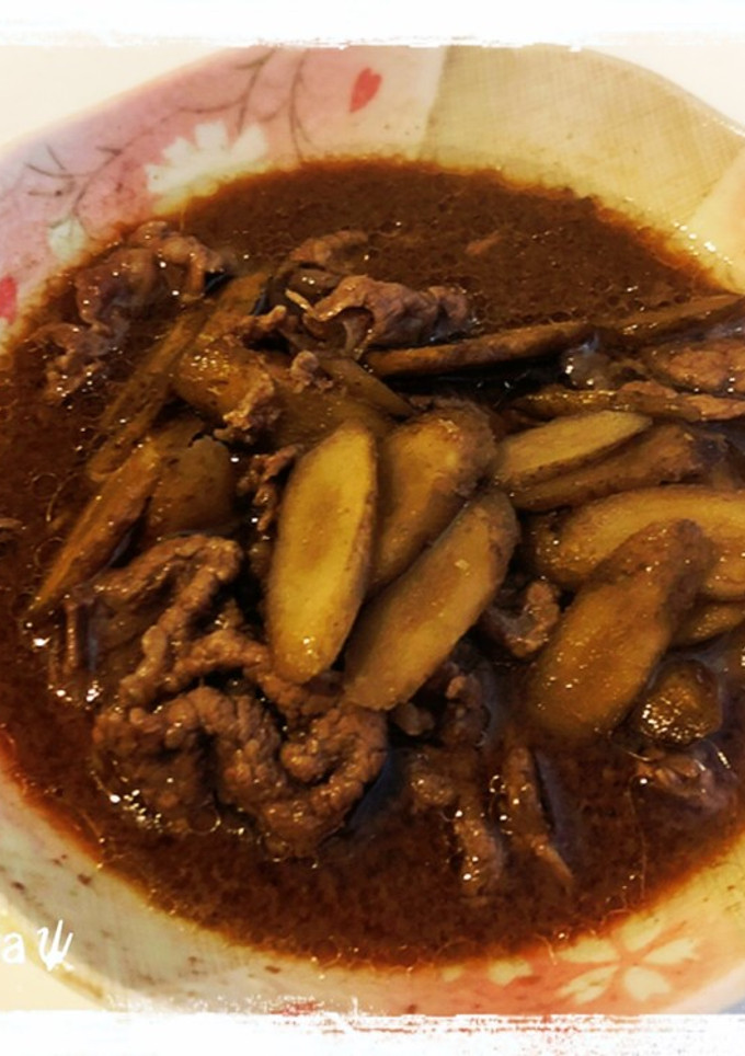牛肉とごぼうのしぐれ煮-レシピのメイン写真