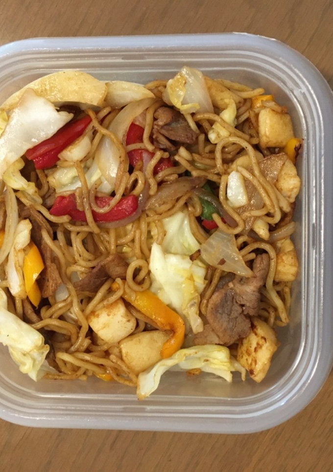 簡単！冷凍を使った海鮮肉焼きそば-レシピのメイン写真