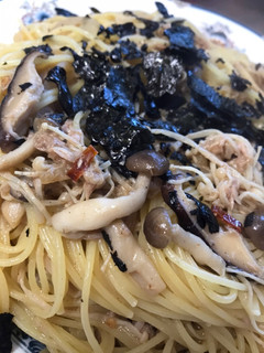 キノコとシーチキンの時短パスタ-レシピのメイン写真