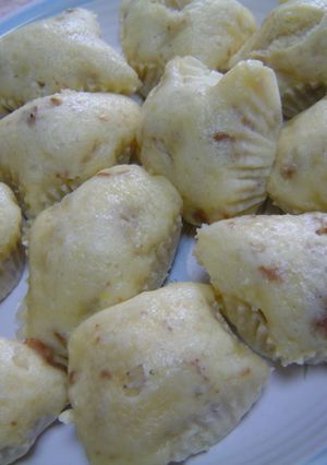 フライパンでもちもちバナナくるみ蒸しパン-レシピのメイン写真