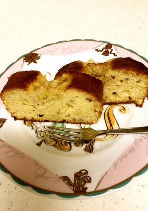 ミキサーでふわふわバナナケーキ-レシピのメイン写真