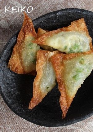 インゲン豆とチーズのはさみ揚げ-レシピのメイン写真