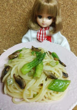 リカちゃん♡たらの芽パスタ-レシピのメイン写真