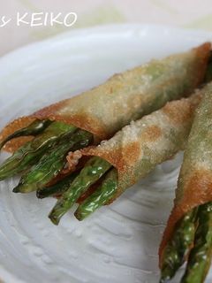 サヤインゲンの包み揚げ-レシピのメイン写真