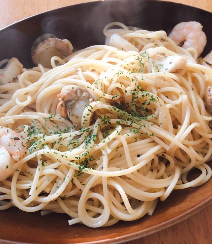 レモン風味あっさりシーフードパスタ-レシピのメイン写真