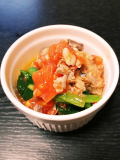 鯖缶とトマトのマヨソテー-レシピのメイン写真