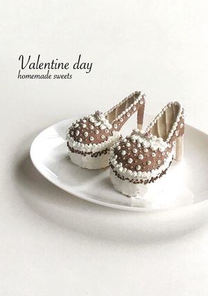 バレンタイン♡市販のお菓子でパンプス！-レシピのメイン写真