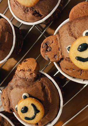 HMで作るクマフィン-レシピのメイン写真