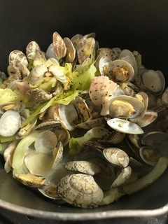 シロさんのあさりキャベツベーコンの蒸し煮-レシピのメイン写真