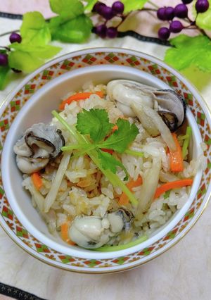 かきの炊き込みご飯-レシピのメイン写真