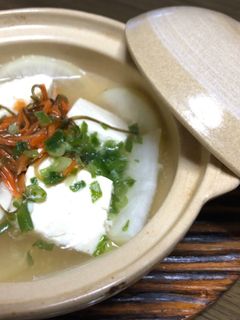 松前漬けの湯豆腐-レシピのメイン写真