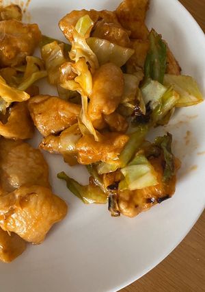 鶏むね肉のピリ辛キャベツ炒め-レシピのメイン写真