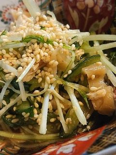 ささみと水菜のごまポンザーサイ和え-レシピのメイン写真