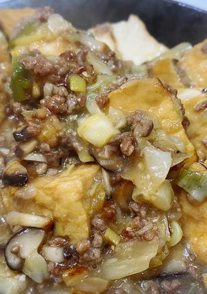 簡単美味しい☆厚揚げのひき肉あんかけ-レシピのメイン写真