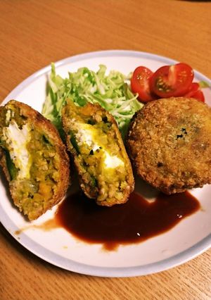 かぼちゃのコロッケクリームチーズイン♡-レシピのメイン写真