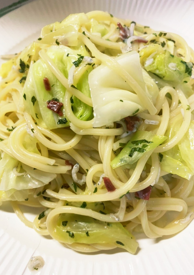 キャベツとしらすの和風パスタ-レシピのメイン写真