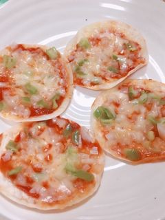 餃子の皮で簡単!パリパリピザ♪-レシピのメイン写真