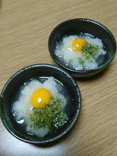 大根おろしにうずらの卵~♬万能よん\♡/-レシピのメイン写真