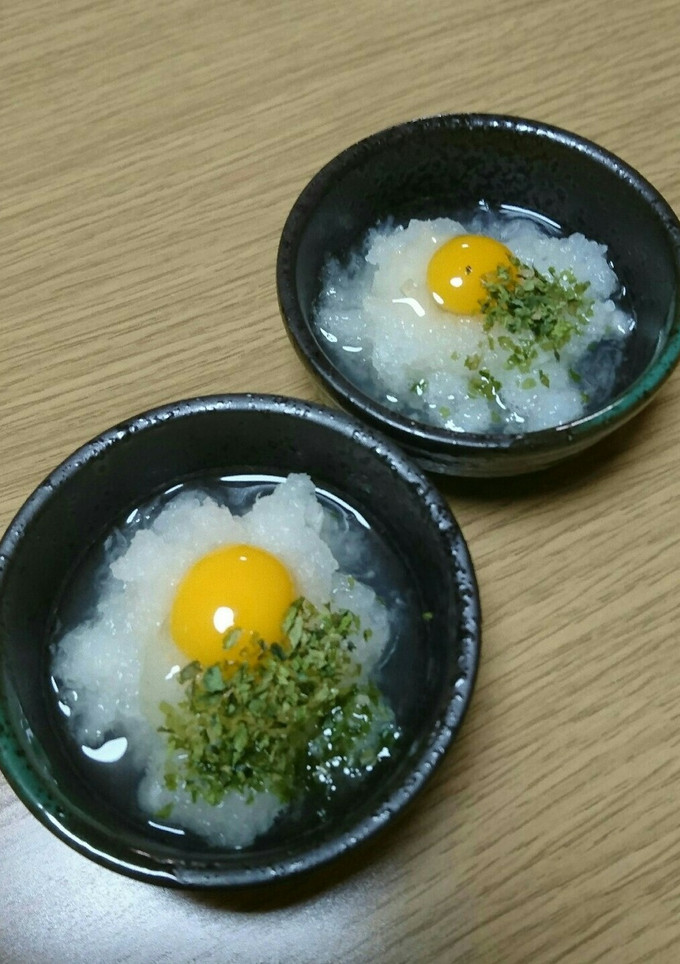 大根おろしにうずらの卵～♬万能よん\♡/-レシピのメイン写真