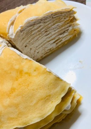 マロンクリームのミルクレープ-レシピのメイン写真