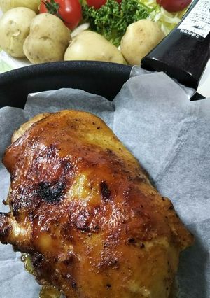 骨付き鳥ももの【ローストチキン】うまし-レシピのメイン写真
