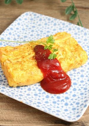 簡単！たっぷりもやしのチーズオムレツ-レシピのメイン写真