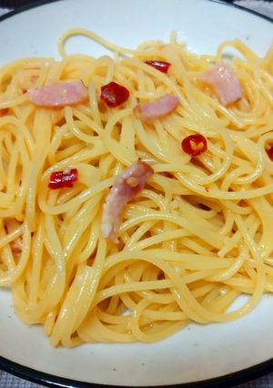 ベーコンのペペロンチーノ-レシピのメイン写真