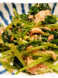 三つ葉とツナのゴマポン酢和え-レシピのメイン写真