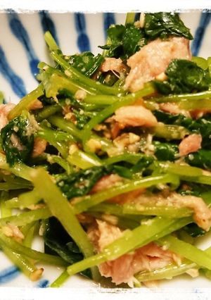 三つ葉とツナのゴマポン酢和え-レシピのメイン写真