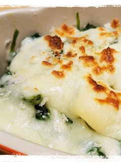 ほうれん草とウインナーのチーズ焼き-レシピのメイン写真
