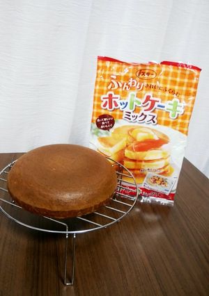 炊飯器ケーキ★HM、卵1個！牛乳200！-レシピのメイン写真