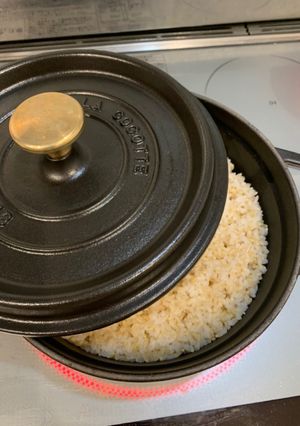 staubストウブで玄米ごはん-レシピのメイン写真