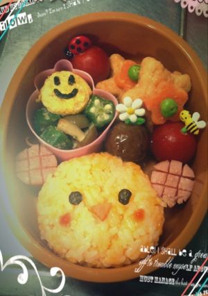 ☆デコ弁～ヒヨコ☆-レシピのメイン写真