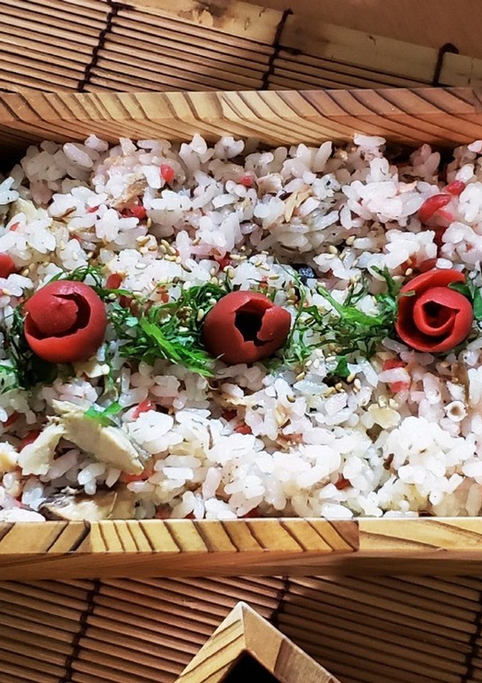 ❁さば缶と小梅の炊き込みご飯❁-レシピのメイン写真