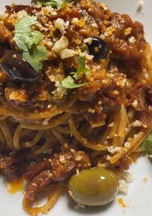 プッタネスカ スパゲッティ (娼婦風)-レシピのメイン写真