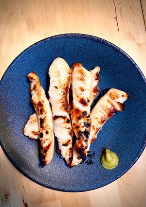 お酒の肴♪美味い!塩麹漬けササミのグリル-レシピのメイン写真