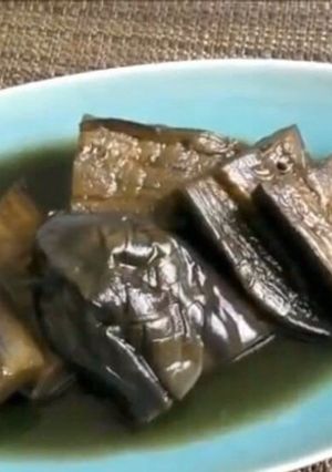 ココナッツオイルで作る茄子の煮浸し-レシピのメイン写真