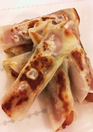 【余った餃子の皮】ウインナー巻-レシピのメイン写真