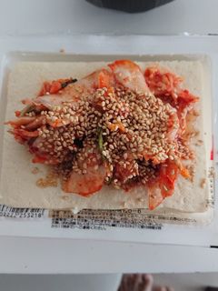 やみつきキムチ冷奴-レシピのメイン写真