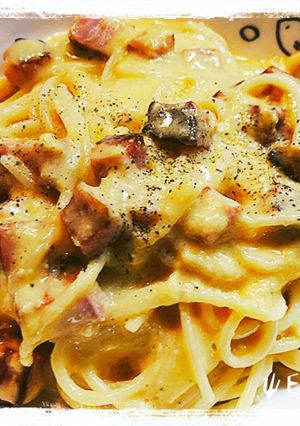 カルボナーラ-レシピのメイン写真