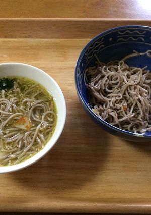 簡単！わかめスープのあっさりつけそば-レシピのメイン写真