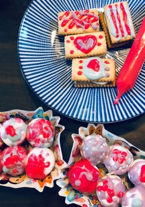 子どもと簡単手作りデコバレンタインデー☆-レシピのメイン写真