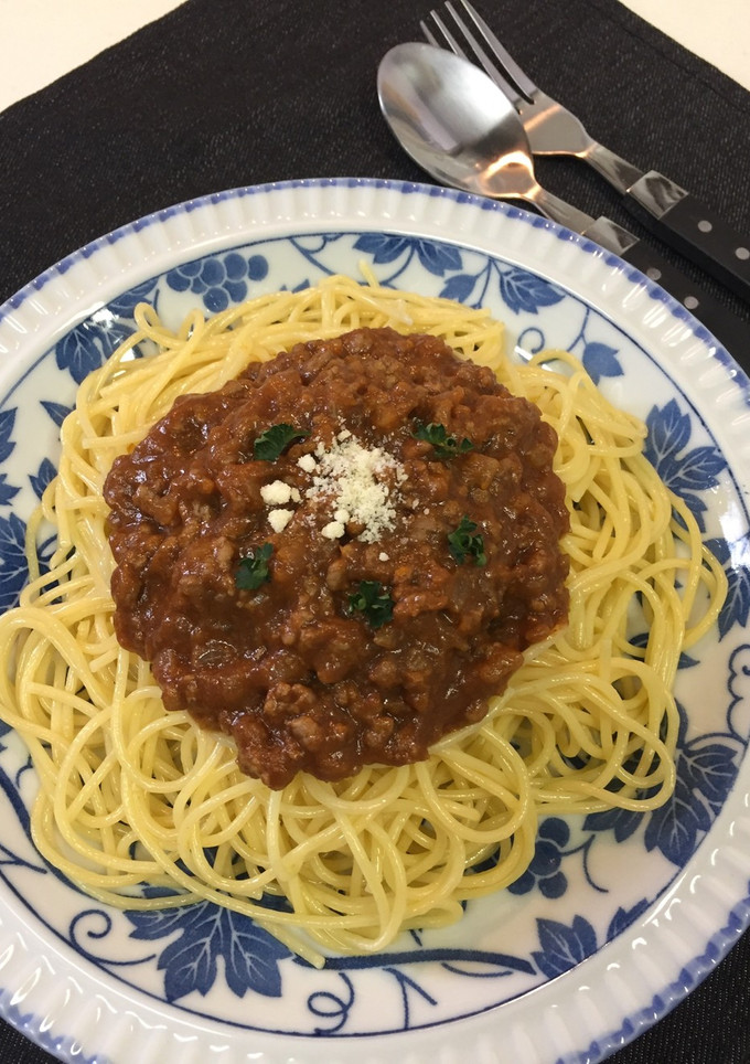 我が家の簡単☆ミートソーススパゲッティ-レシピのメイン写真
