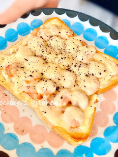 焼くから旨い!ウインナーチーズトースト-レシピのメイン写真