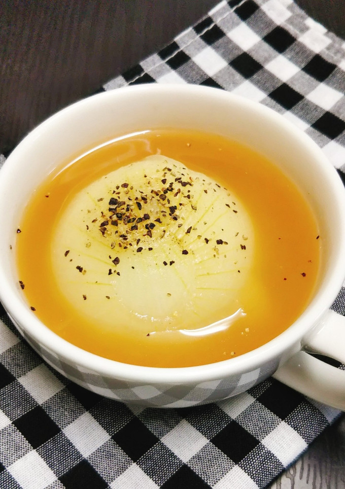 簡単♪新玉ねぎまるごとスープ-レシピのメイン写真