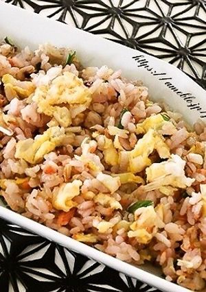 鮭とネギのチャーハン-レシピのメイン写真