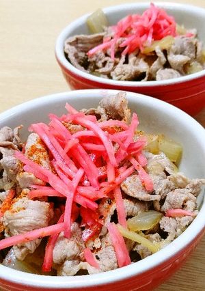 お手軽豚丼。-レシピのメイン写真