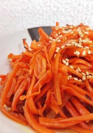 味付けは醤油だけ！簡単★人参のきんぴら-レシピのメイン写真